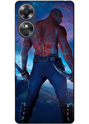 Силіконовий бампер чохол для oppo a17 дракс стражі галактики drax
