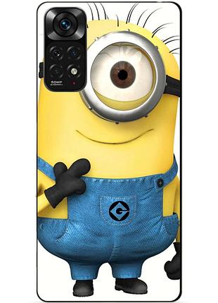 Силіконовий бампер чохол для xiaomi redmi note 11 pro з малюнком міньйон кевін