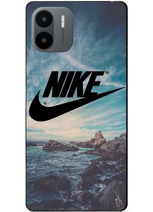 Силиконовый бампер чехол для xiaomi redmi a1/a2 с рисунком найк