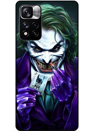 Силіконовий бампер чохол для xiaomi redmi note 11 pro plus 5g з малюнком joker джокер