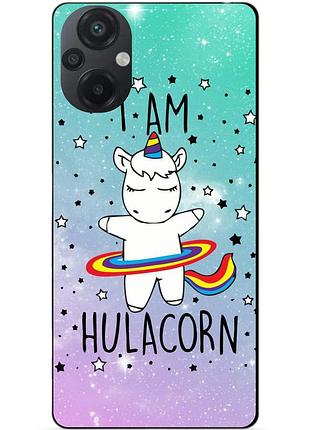 Силіконовий бампер чохол для xiaomi poco m5 з малюнком єдиноріг