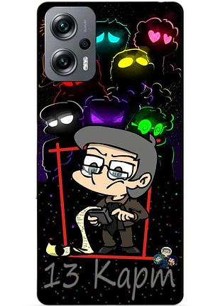 Силіконовий бампер чохол для xiaomi poco x4 gt з героїм 13 карт куромаку