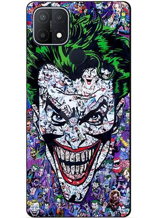 Силіконовий бампер чохол для oppo a15 a15s з малюнком джокер