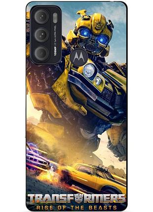 Силіконовий чохол бампер для motorola moto g60 з малюнком bumblebee бамблбі трансформери