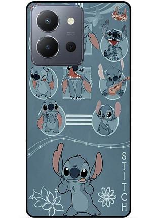 Силіконовий бампер чохол для vivo y36 з картинкою стіч stitch