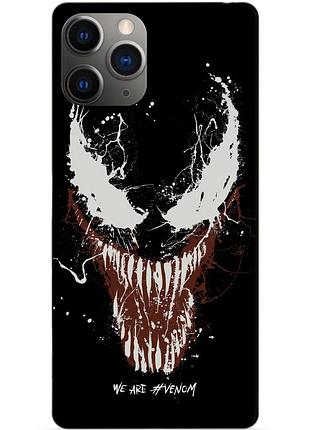 Силіконовий чохол бампер для iphone 11 pro з малюнком веном venom