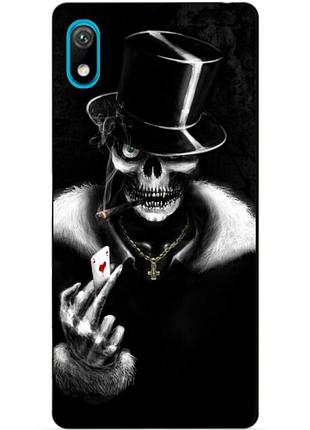 Чехол силиконовый для huawei y5 2019 с рисунком карта