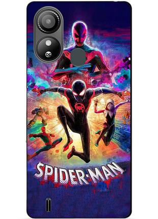 Силіконовий чохол бампер для zte blade l220 spider man людина-павук
