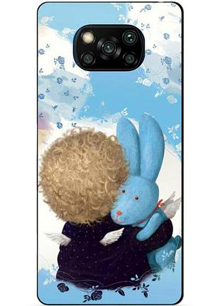 Силіконовий бампер чохол для xiaomi poco x3 з малюнком улюблений зайчик