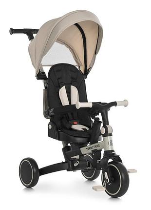 Дитячий триколісний велосипед mt 1036 beige, до 25 кг