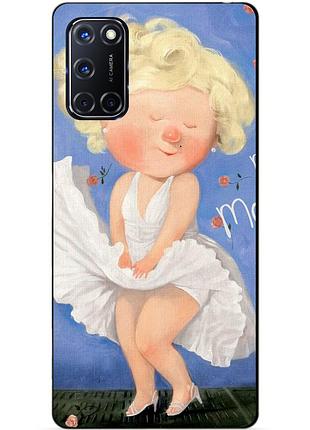 Силіконовий бампер чохол для oppo a52 з малюнком гапчинська монро