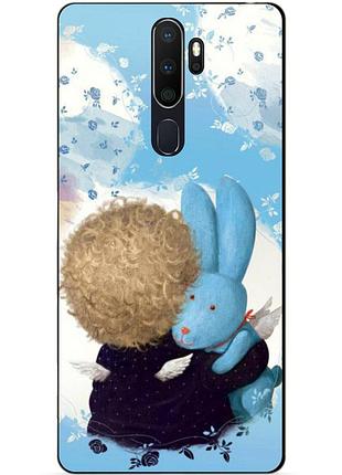 Силіконовий бампер чохол для oppo a5 2020 з малюнком гапчинська зайчик