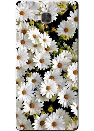 Чохол силіконовий бампер для huawei y6 pro з малюнком ромашки