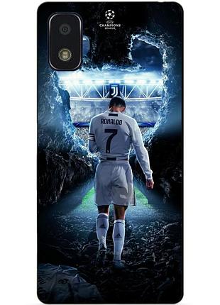 Силіконовий чохол бампер для zte blade l210 з малюнком ronaldo роналдо