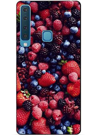 Силиконовый чехол для samsung a9 2018 galaxy a920 с рисунком ягоды