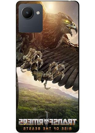 Силиконовый чехол бампер для realme c30s с рисунком эйрэйзор звероботы трансформеры transformers