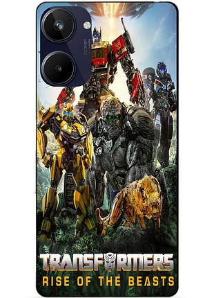 Силіконовий чохол-бампер для realme 10 з малюнком трансформери transformers звероботи