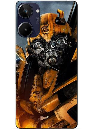 Силиконовый чехол бампер для realme 10 с рисунком трансформеры transformers звероботы 4