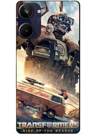 Силиконовый чехол бампер для realme 10 с рисунком трансформеры transformers звероботы 7