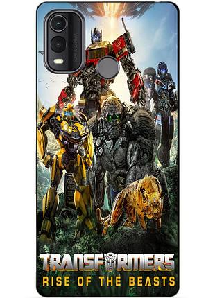 Силіконовий чохол бампер для nokia g11 plus зверобати трансформери transformers