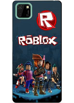 Силіконовий чохол бампер для huawei y5p з малюнком роблокс roblox