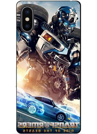 Силіконовий чохол бампер для iphone x 10 з малюнком міраж трансформери