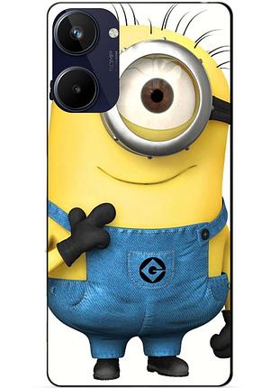 Силіконовий чохол бампер для realme 10 з малюнком міньйон стюарт minion