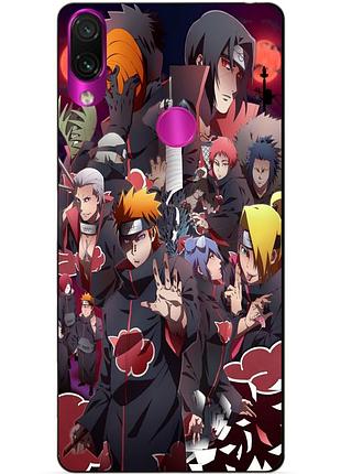Силіконовий бампер чохол для xiaomi redmi note 7 з малюнком аніме наруто