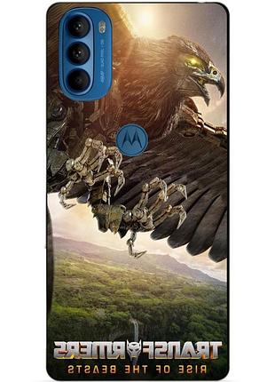 Силіконовий чохол бампер для motorola moto g41 з малюнком ейрейзор зверобати трансформери transformers