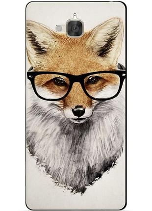 Силіконовий бампер чохол для huawei y6 pro з малюнком лисиця