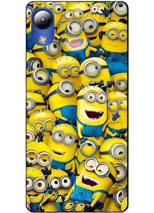 Силіконовий чохол бампер для zte blade l8 з малюнком міньйони minion