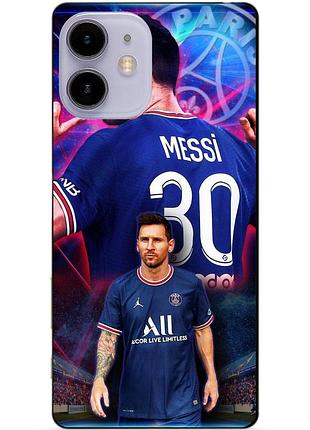 Силіконовий чохол бампер для iphone 11 з малюнком мессі псж messi