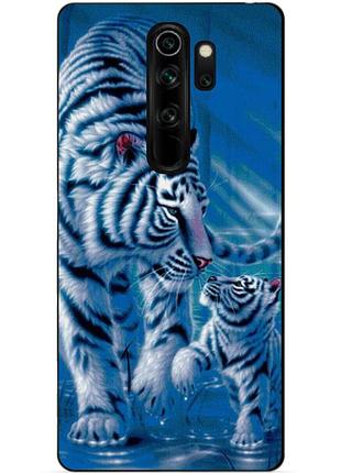 Чехол силиконовый для xiaomi redmi note 8 pro с рисунком тигры