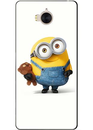 Чехол силиконовый для huawei y5 2017 с рисунком миньон боб