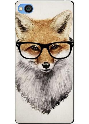Силиконовый чехол для xiaomi redmi go с рисунком лиса