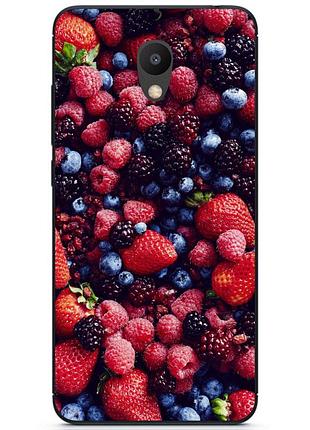 Бампер силіконовий чохол для meizu m5 з малюнком ягоди