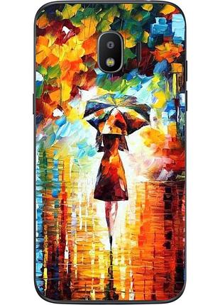 Чехол силиконовый для samsung j2 core galaxy j260 с рисунком прогулка