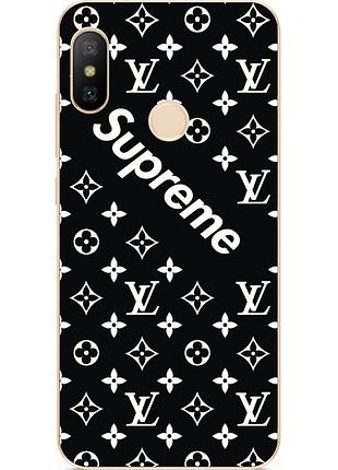 Бампер силіконовий для huawei p20 lite з малюнком supreme lv