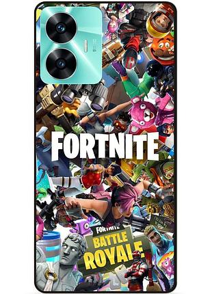 Силіконовий чохол бампер для realme c55 з картинкою fortnite фортнайт