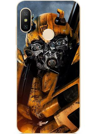 Бампер силіконовий для huawei honor 8x з малюнком бамблбі