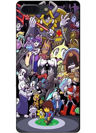 Силіконовий чохол бампер для iphone 7 plus з малюнком undertale андертейл
