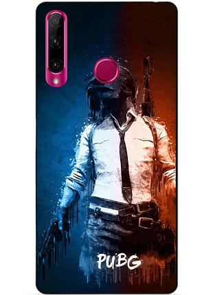 Силиконовый бампер чехол для huawei honor 10i с рисунком pubg