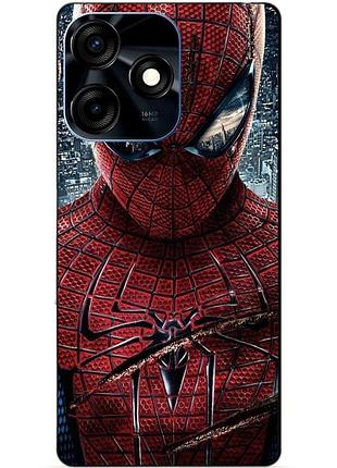 Силиконовый чехол бампер для tecno spark 10c человек паук spider man