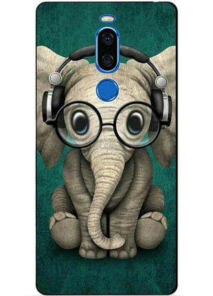 Силіконовий чохол для meizu x8 з малюнком слоник