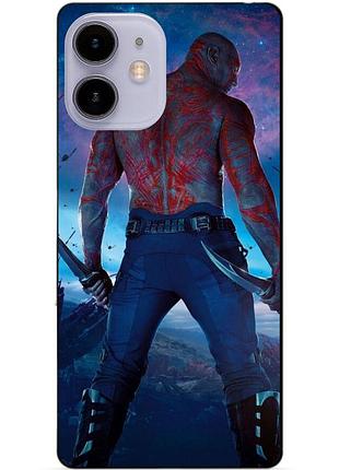 Силиконовый чехол бампер для iphone 11 с рисунком дракс стражи галактики drax
