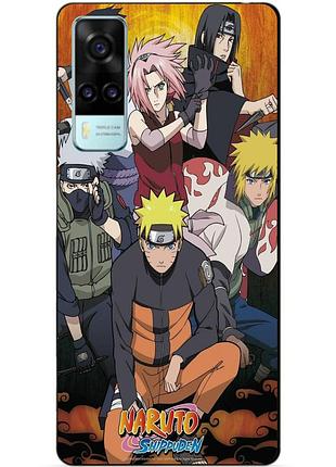 Силіконовий бампер чохол для vivo y31 / y53s з малюнком naruto аніме наруто