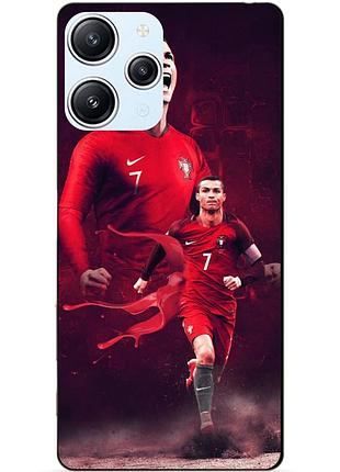 Силіконовий бампер чохол для xiaomi redmi 12 малюнок ronaldo португалія роналдо
