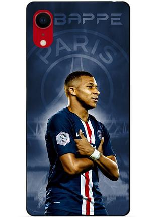 Силіконовий бампер чохол для iphone xr з малюнком мбаппе псж mbappe