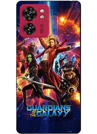 Силиконовый чехол бампер для motorola edge 40 с картинкой стражи галактики guardians of the galaxy