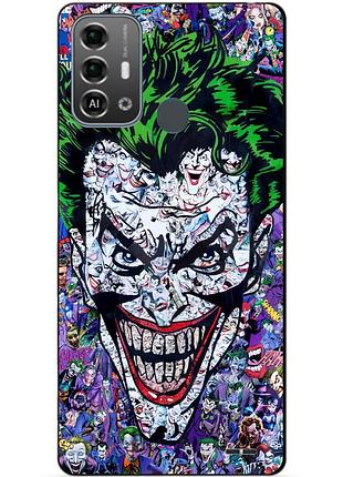 Силиконовый бампер чехол для zte blade a53 pro с рисунком джокер joker